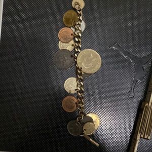Foreign coin bracelet